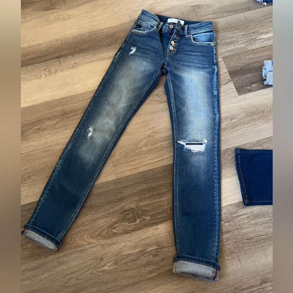Kancan skinny jeans, size 0/23